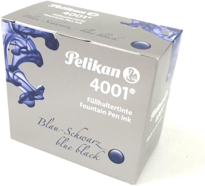 Pelikan 4001 Bottled Ink for Fountain Pens, Blue Black, 62,5ml, 329151